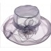 Elegant  Wide Brim Kentucky Derby Sun Hat Lady Wedding Tea Party Church Cap  eb-49587379